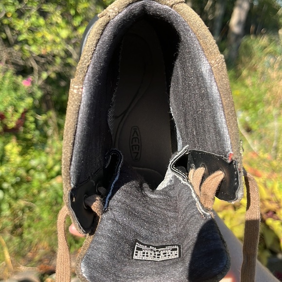 EUC Keen olive suede tie boots EU 39.5 US 9 - Picture 12 of 13